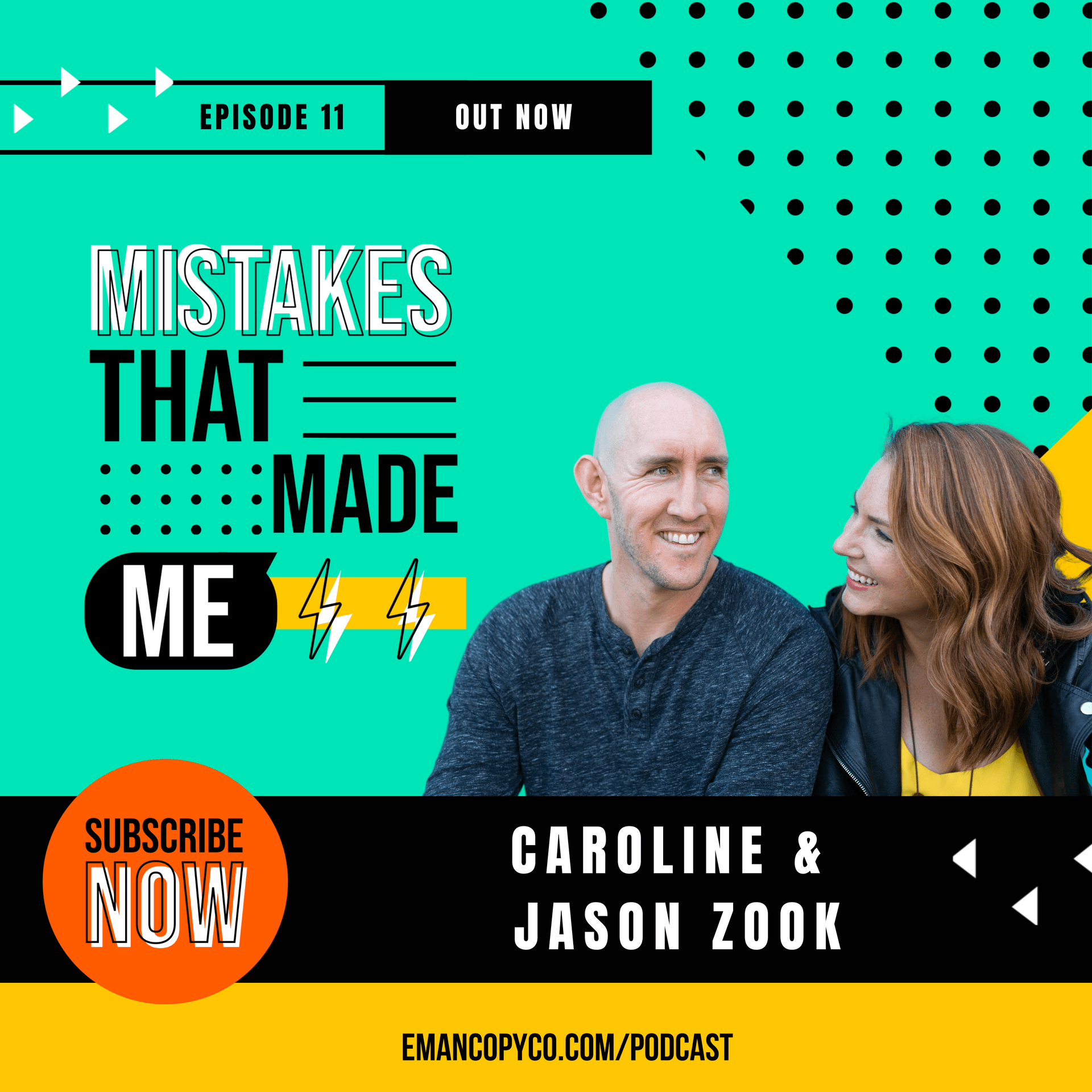 Episode cover for mistakes that made me with Caroline & Jason Zook