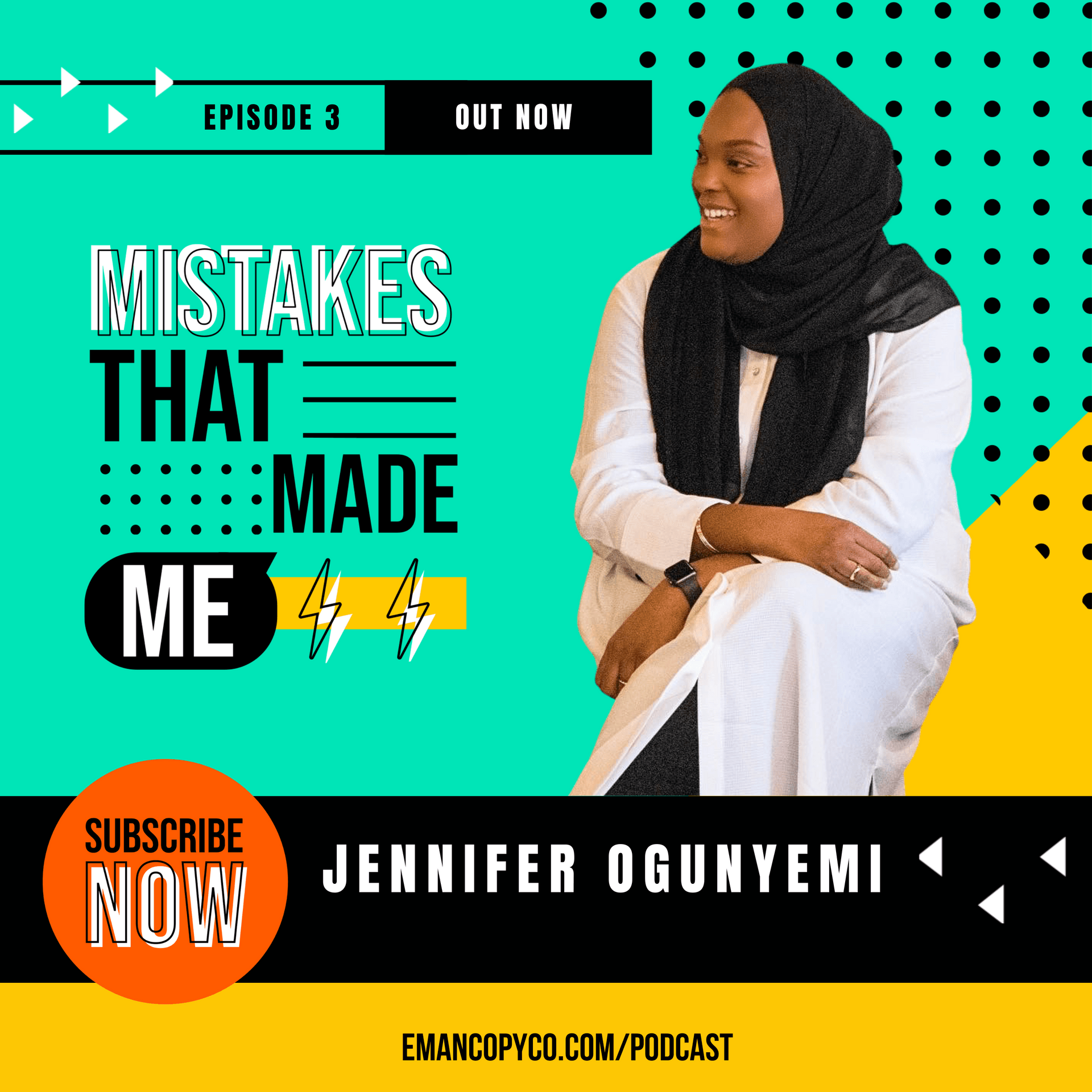 Episode cover for mistakes that made me with Jennifer Ogunyemi