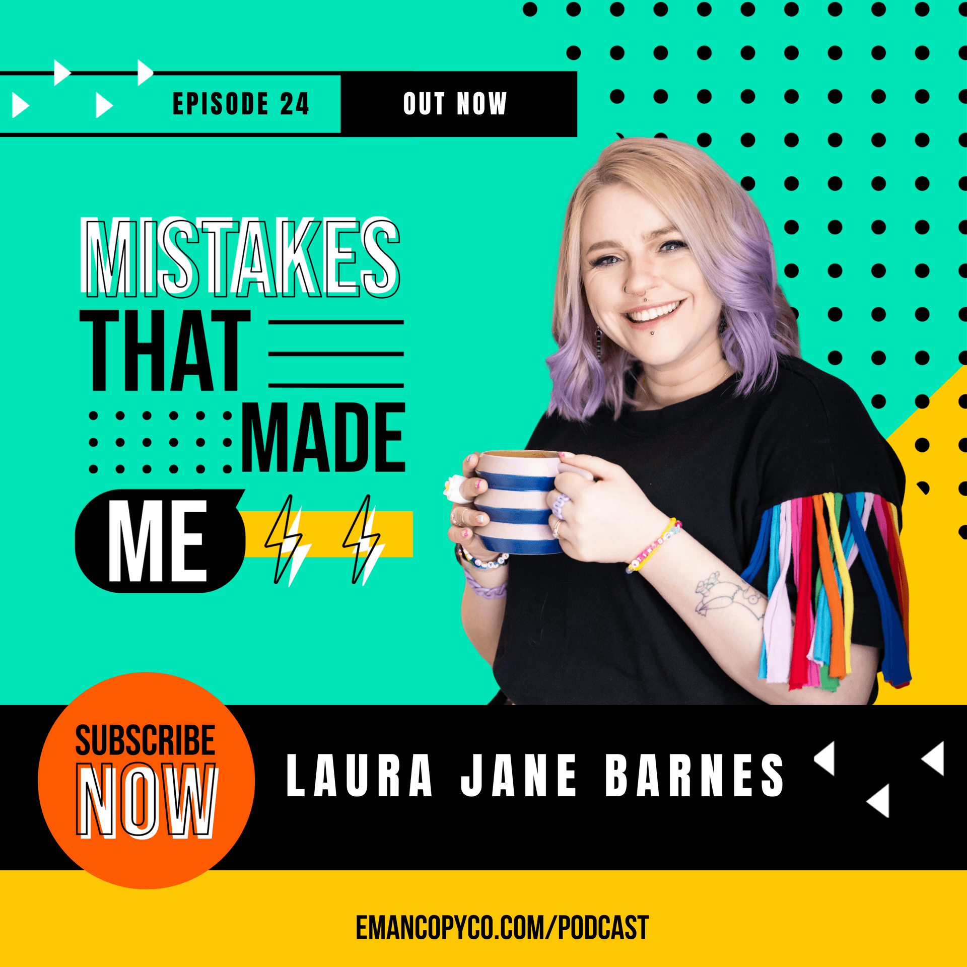 Episode cover for mistakes that made me with Laura Jane Barnes